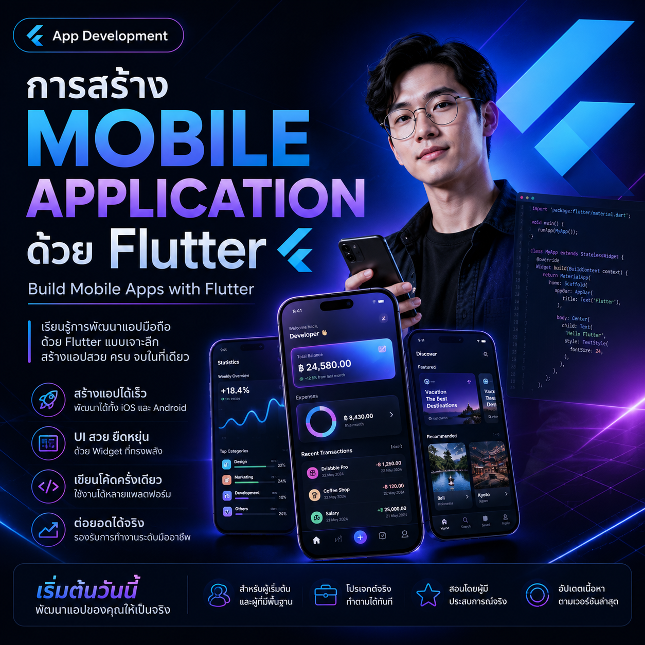 Mobile Application ด้วย Flutter