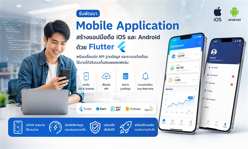 รับพัฒนา Mobile Application
